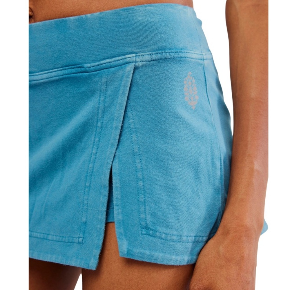 FP MOVEMENT Hot Shot Skort NWT Celestial Teal Blue - Picture 2 of 8
